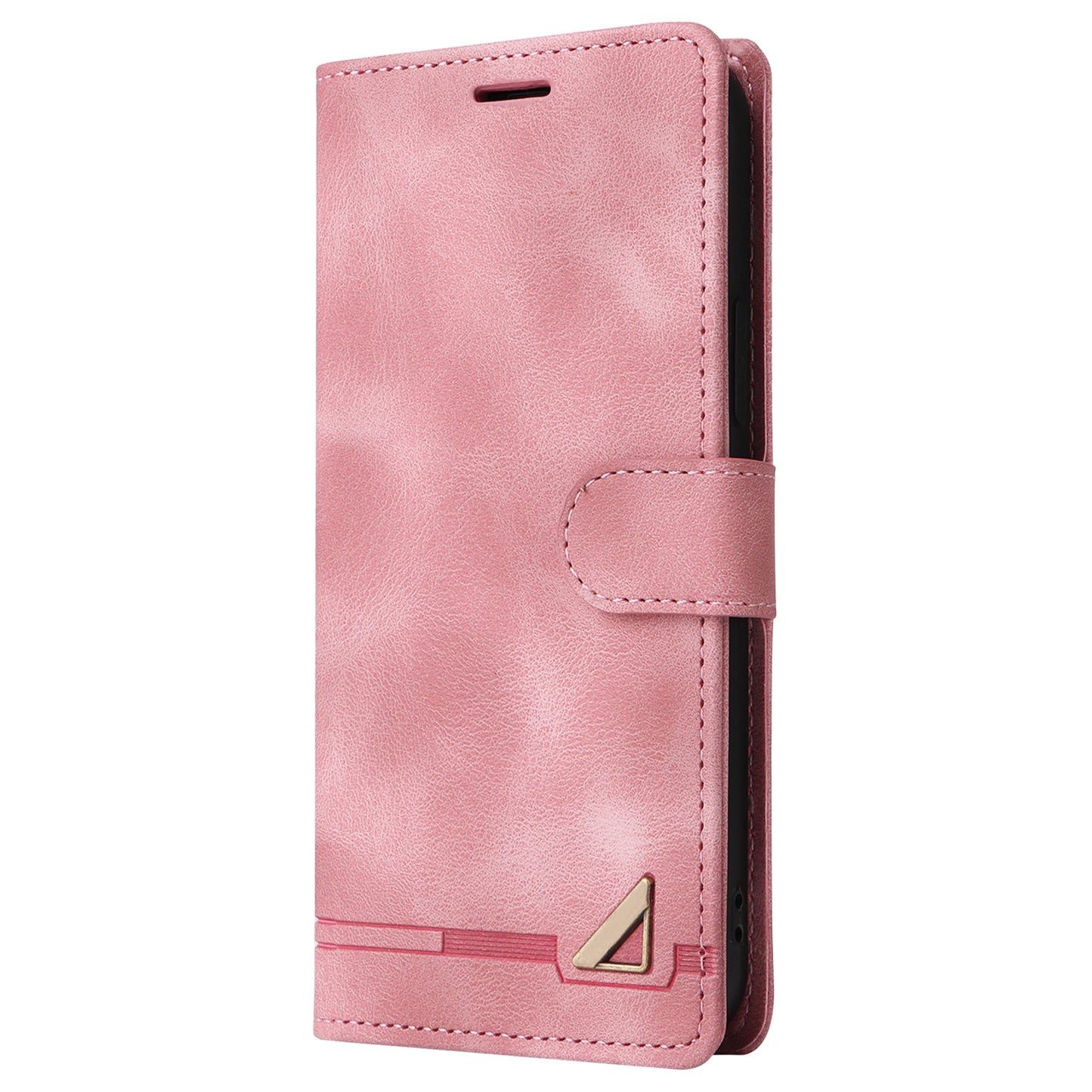 007 Series Phone Case Wallet for iPhone 15 , PU Leather Skin-touch Stand Flip Cover