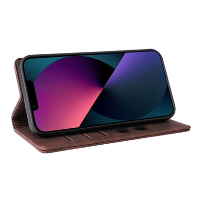 006 Series For iPhone 15 Plus Case PU Leather Wallet Stand Phone Cover