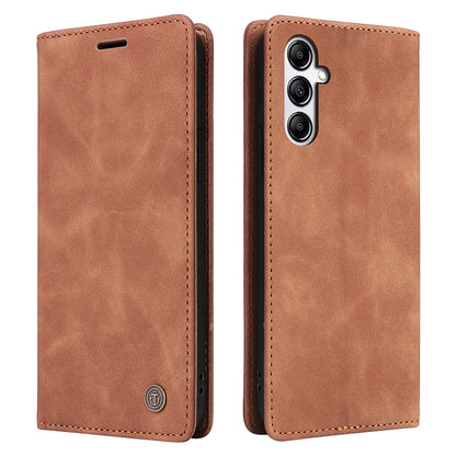006 Series For Samsung Galaxy A14 5G / 4G Case Leather Wallet Sucker Closing Phone Cover