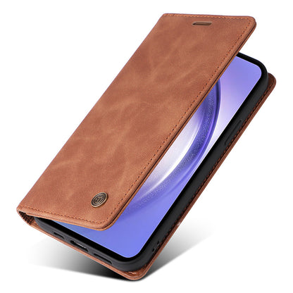 006 Series For Samsung Galaxy A54 5G Case Leather Wallet Phone Cover with Sucker Closure