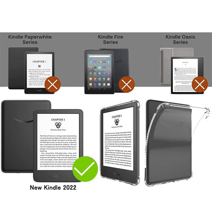 For Amazon Kindle Paperwhite 6 (2022) Anti-drop TPU Case Reinforced Corners Protective Cover