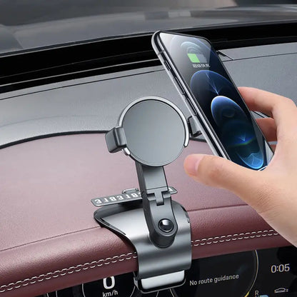 088 Multi-Functional Car Dashboard Phone Mount Rotating Navigation Phone Stand