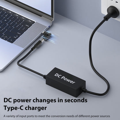 DC 4.0x1.7mm to Type-C PD 65W Mini Power Adapter for Mobile Phone / Tablet / Laptop PVC Converter