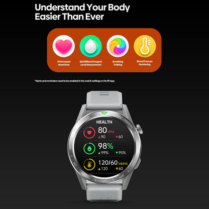 ZEBLAZE Btalk 3 1.39-inch HD Screen  Bluetooth Talk Smart Watch IP68 Waterproof Sports Bracelet with Heart Rate, SpO2 Monitoring