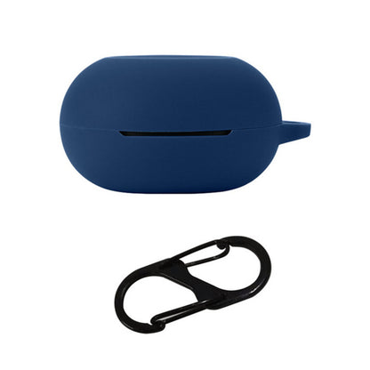 Dust-proof Wireless Bluetooth Earphones Case for Oraimo Airbuds 3, Soft Silicone Cover with Anti-lost Buckle
