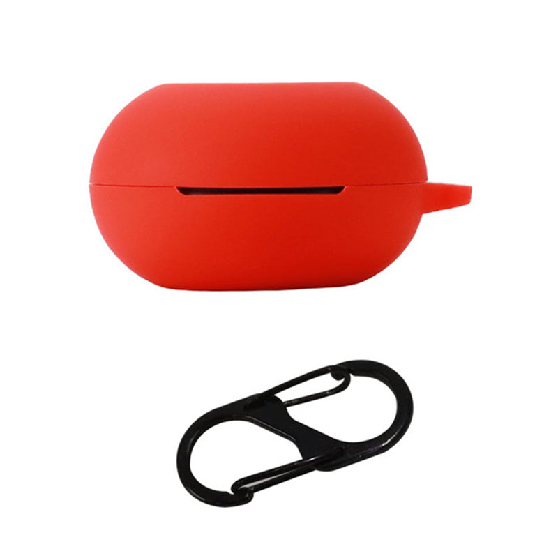Dust-proof Wireless Bluetooth Earphones Case for Oraimo Airbuds 3, Soft Silicone Cover with Anti-lost Buckle