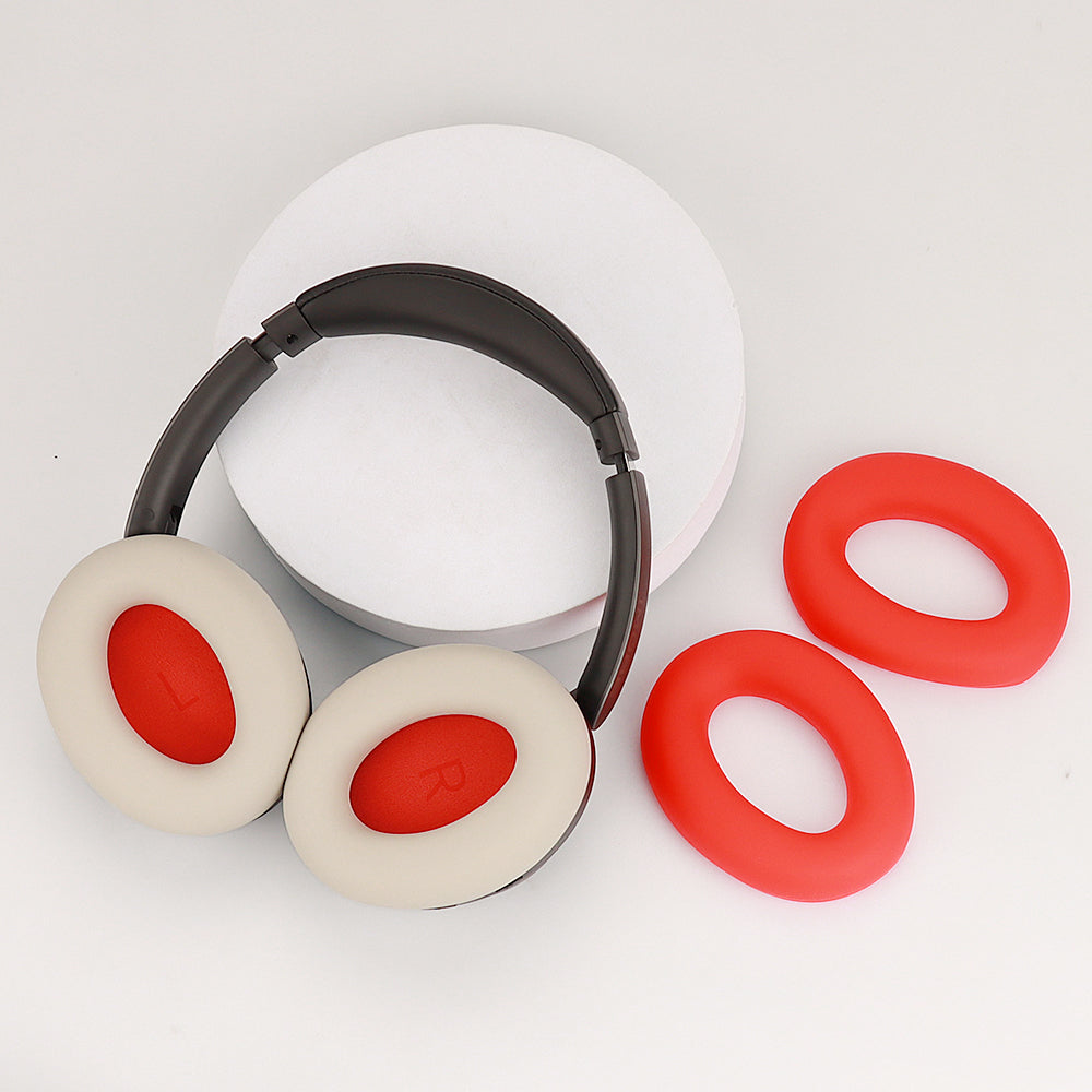 1 Pair For 1MORE SonoFlow Wireless Bluetooth Headphone Earpad Silicone Sleeve Soft Cushion