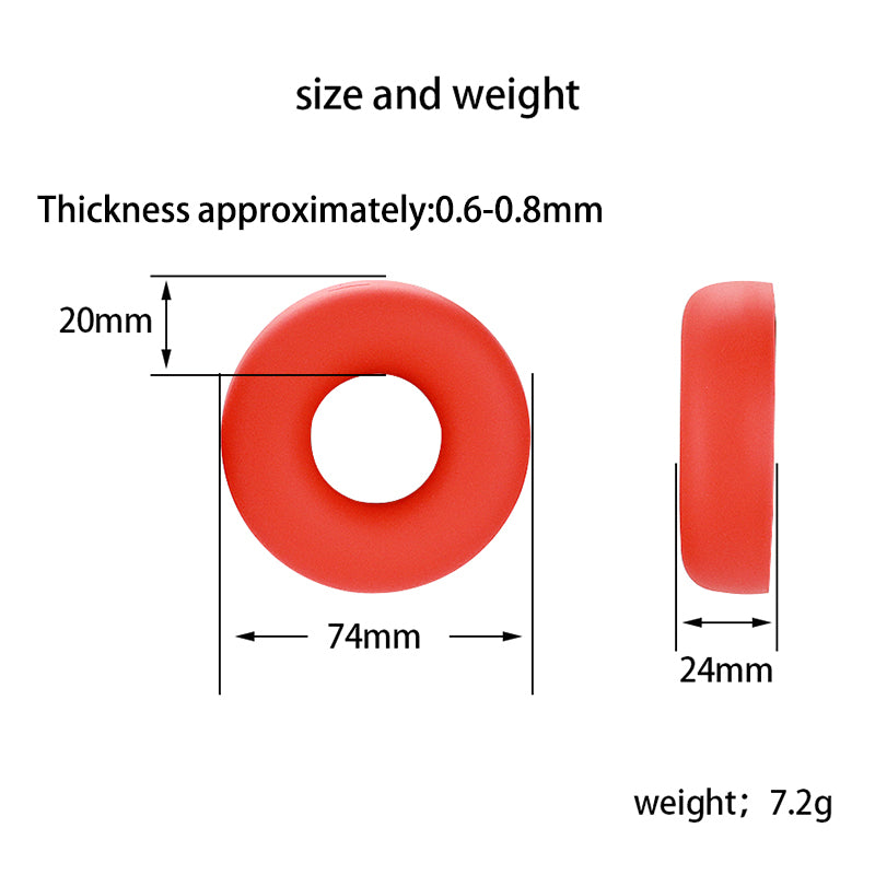 1 Pair for Sony WH-CH520 Replacement Earpad Headphone Silicone Ear Cap Protective Cover