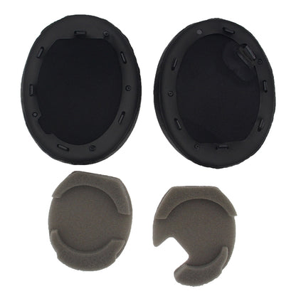 1 Pair Replacement Earpad for Sony WH-1000XM4 Headphone Silicone Ear Cap with Crowbar