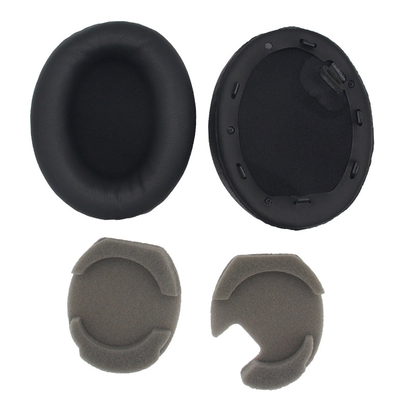 1 Pair Replacement Earpad for Sony WH-1000XM4 Headphone Silicone Ear Cap with Crowbar