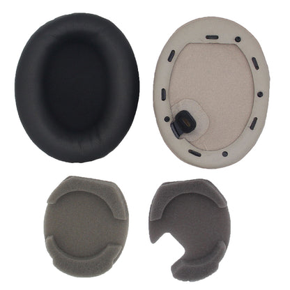 1 Pair Replacement Earpad for Sony WH-1000XM4 Headphone Silicone Ear Cap with Crowbar