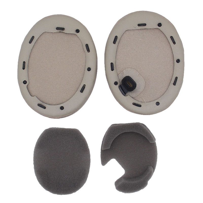 1 Pair Replacement Earpad for Sony WH-1000XM4 Headphone Silicone Ear Cap with Crowbar
