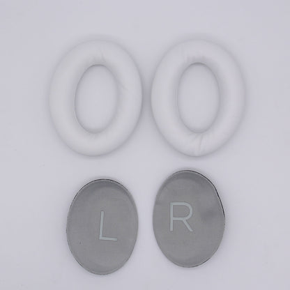 1 Pair Headphone Silicone Ear Cap for BOSE QuietComfort 45 Replacement Earpad with Crowbar
