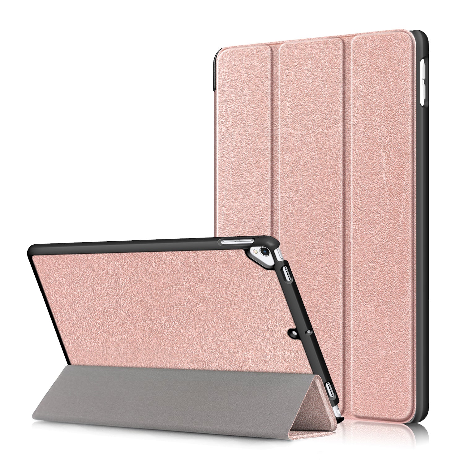 For iPad 10.2 (2021)/(2020)/(2019) Tri-fold Stand Leather Protective Tablet Cover Case