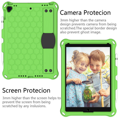 Honeycomb Texture EVA Tablet Hybrid Shell with Shoulder Strap for iPad 10.2 (2021)/(2020)/(2019)/iPad Pro 10.5-inch (2017)/iPad Air 10.5 inch (2019)