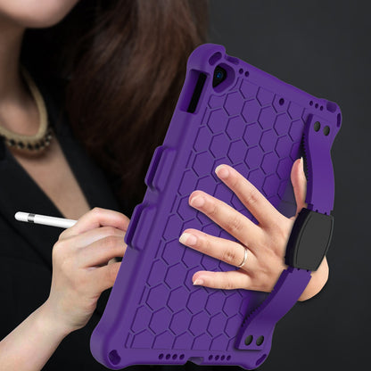 Honeycomb Texture EVA Tablet Hybrid Shell with Shoulder Strap for iPad 10.2 (2021)/(2020)/(2019)/iPad Pro 10.5-inch (2017)/iPad Air 10.5 inch (2019)