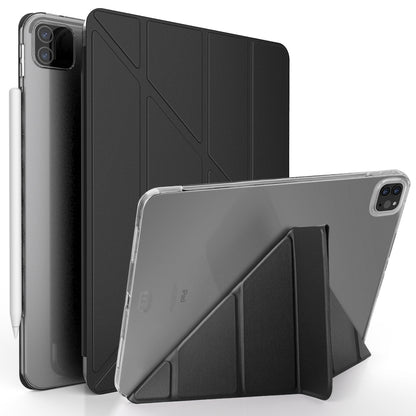For iPad Pro 11-inch (2020) Tri-fold Stand Leather Protective Tablet Cover Case