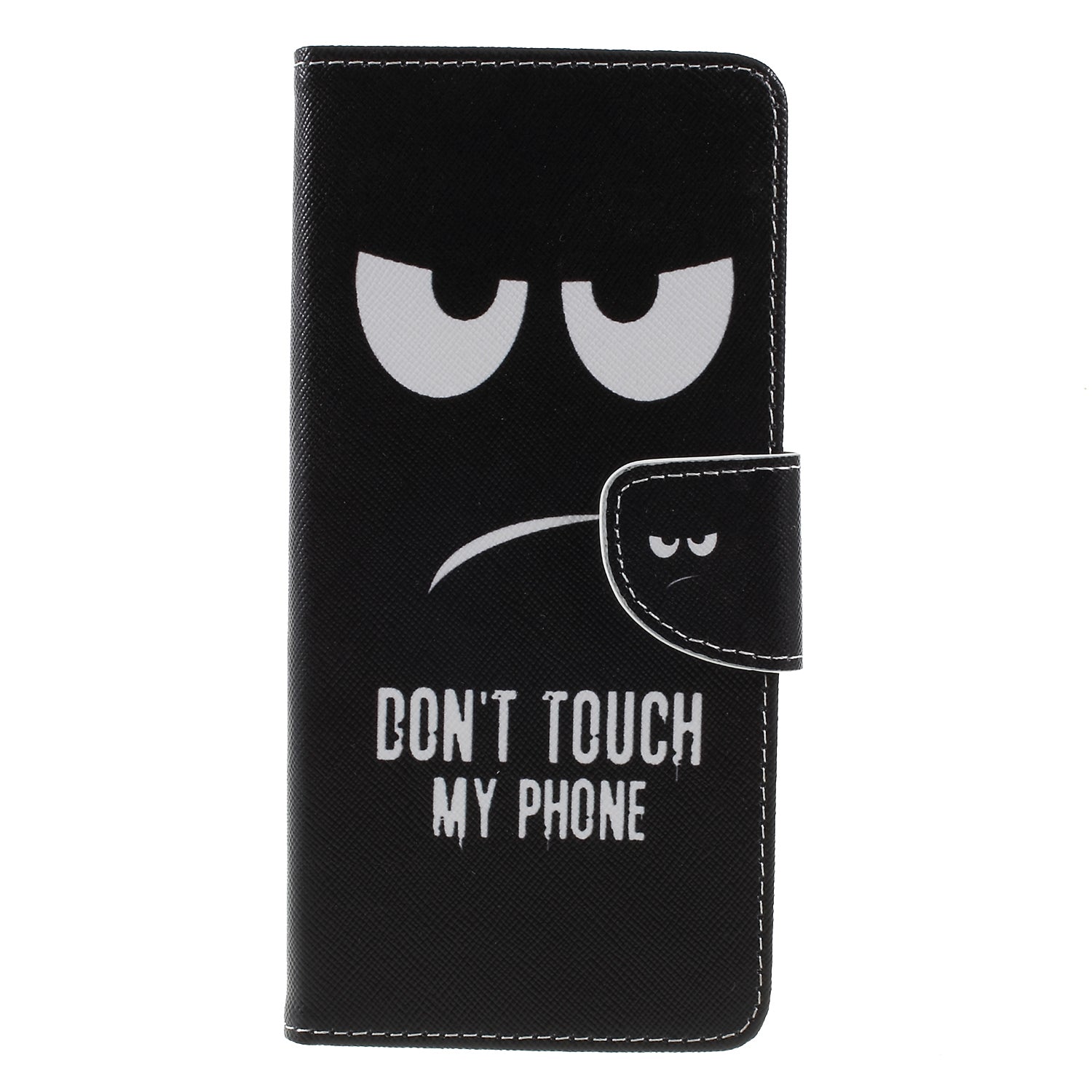 Pattern Printing Cross Texture Leather Wallet Cover for Samsung Galaxy J4+