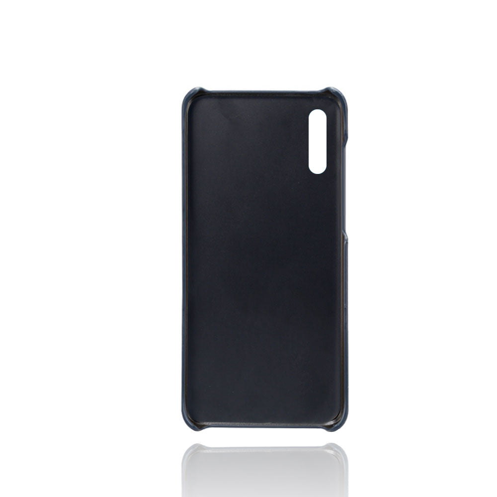 Dual Card Slots PU Leather Coated PC Mobile Phone Shell for Samsung Galaxy A50 / A50s / A30s