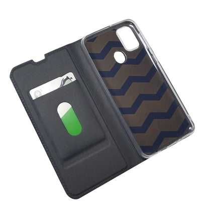 Magnetic Closure Leather Card Holder Phone Covering for Samsung Galaxy M30s / M2