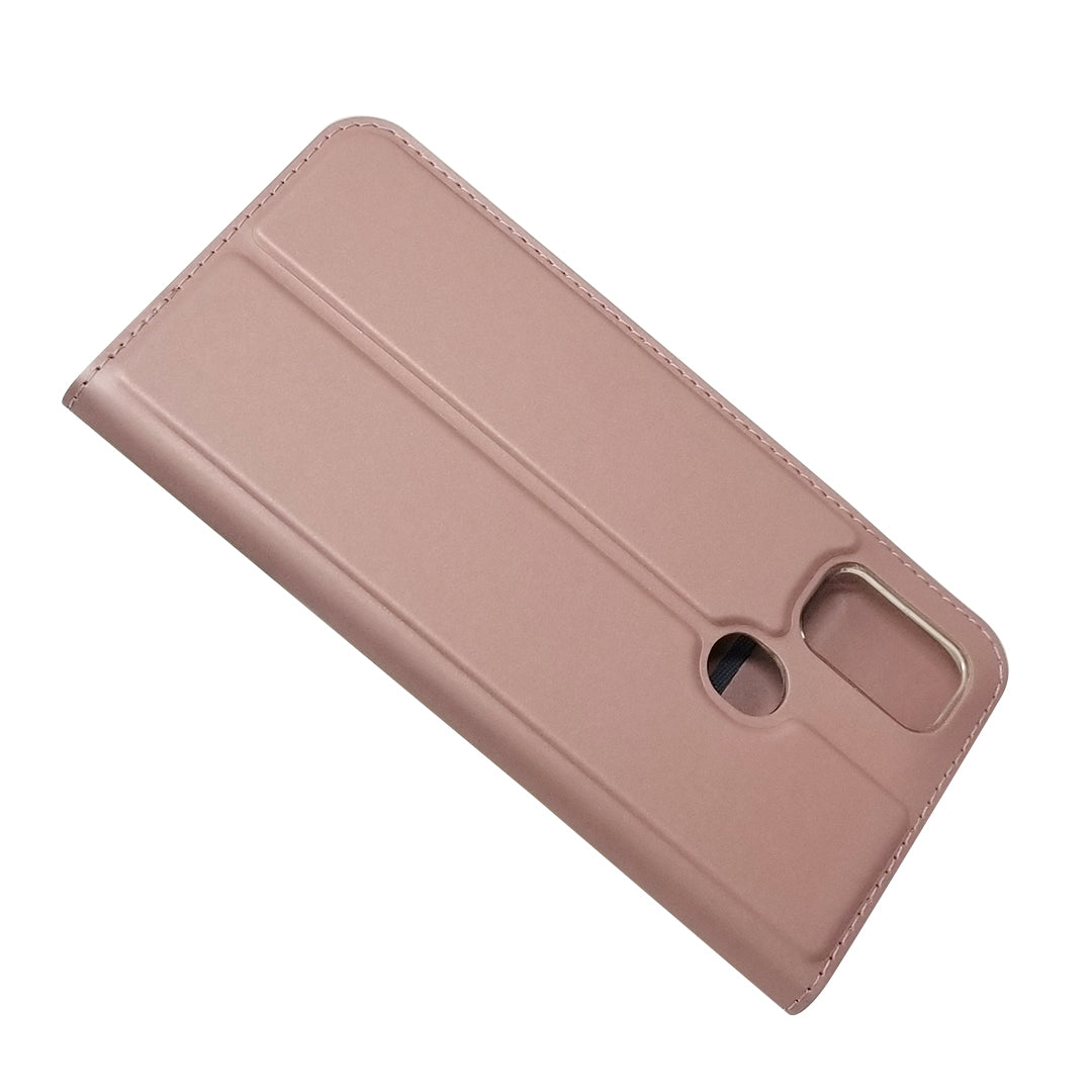 Magnetic Closure Leather Card Holder Phone Covering for Samsung Galaxy M30s / M2