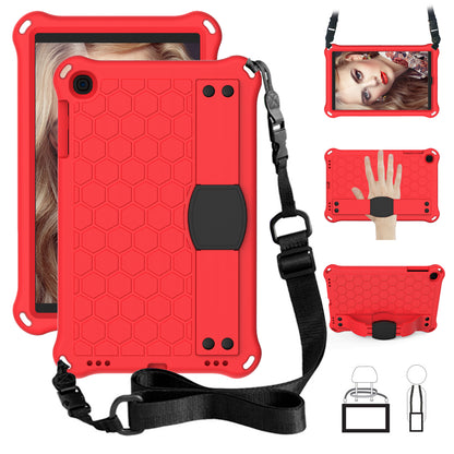 Honeycomb Texture EVA Tablet Hybrid Case with Shoulder Strap for Samsung Galaxy Tab A 10.1 (2019) SM-T510/T515