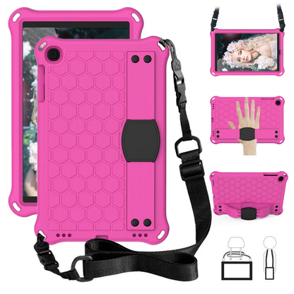 Honeycomb Texture EVA Tablet Hybrid Case with Shoulder Strap for Samsung Galaxy Tab A 10.1 (2019) SM-T510/T515