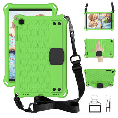 Honeycomb Texture EVA Tablet Hybrid Case with Shoulder Strap for Samsung Galaxy Tab A 10.1 (2019) SM-T510/T515