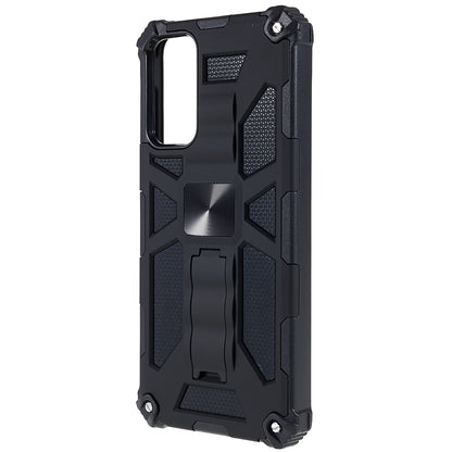 For Samsung Galaxy M23 5G / F23 5G / M13 4G Anti-wear Anti-shock PC and TPU Combo Armor Phone Case Kickstand Hybrid Protective Shell