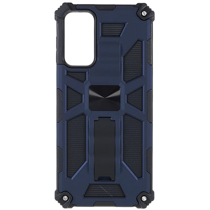 For Samsung Galaxy M23 5G / F23 5G / M13 4G Anti-wear Anti-shock PC and TPU Combo Armor Phone Case Kickstand Hybrid Protective Shell