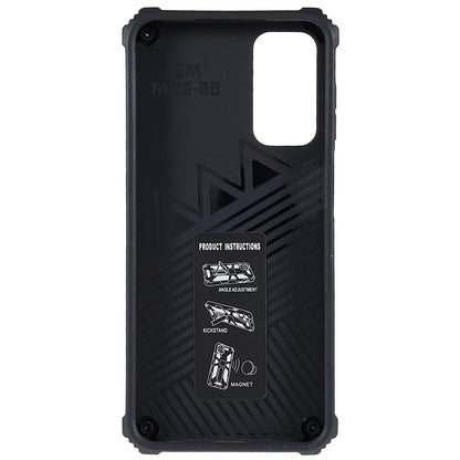 For Samsung Galaxy M23 5G / F23 5G / M13 4G Anti-wear Anti-shock PC and TPU Combo Armor Phone Case Kickstand Hybrid Protective Shell