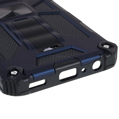 For Samsung Galaxy M23 5G / F23 5G / M13 4G Anti-wear Anti-shock PC and TPU Combo Armor Phone Case Kickstand Hybrid Protective Shell