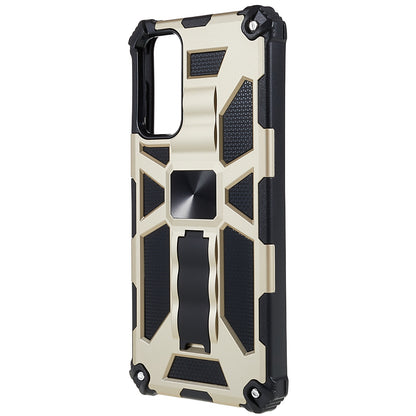 For Samsung Galaxy M23 5G / F23 5G / M13 4G Anti-wear Anti-shock PC and TPU Combo Armor Phone Case Kickstand Hybrid Protective Shell