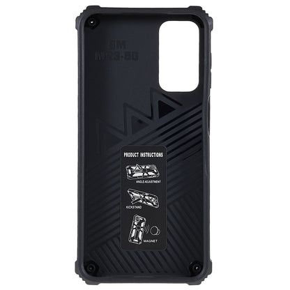 For Samsung Galaxy M23 5G / F23 5G / M13 4G Anti-wear Anti-shock PC and TPU Combo Armor Phone Case Kickstand Hybrid Protective Shell