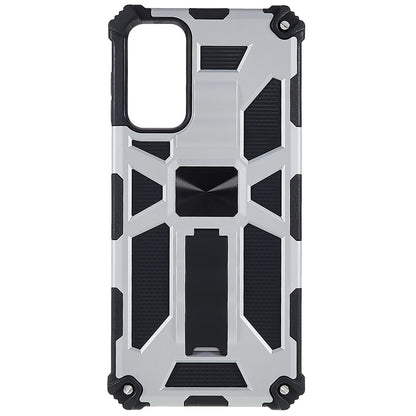 For Samsung Galaxy M23 5G / F23 5G / M13 4G Anti-wear Anti-shock PC and TPU Combo Armor Phone Case Kickstand Hybrid Protective Shell