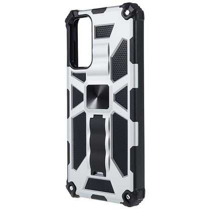 For Samsung Galaxy M23 5G / F23 5G / M13 4G Anti-wear Anti-shock PC and TPU Combo Armor Phone Case Kickstand Hybrid Protective Shell