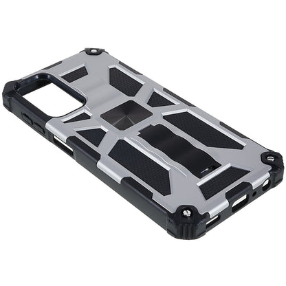 For Samsung Galaxy M23 5G / F23 5G / M13 4G Anti-wear Anti-shock PC and TPU Combo Armor Phone Case Kickstand Hybrid Protective Shell