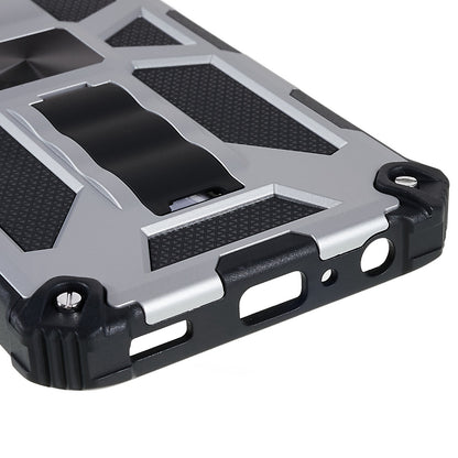 For Samsung Galaxy M23 5G / F23 5G / M13 4G Anti-wear Anti-shock PC and TPU Combo Armor Phone Case Kickstand Hybrid Protective Shell