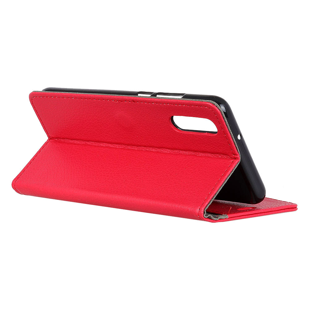 Litchi Texture Leather Mobile Phone Shell for Sony Xperia 5 II