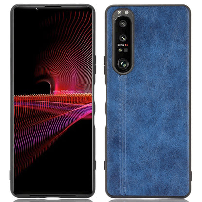 Litchi Texture PU Leather Coated PC Mobile Casing for Sony Sony Xperia 1 III 5G