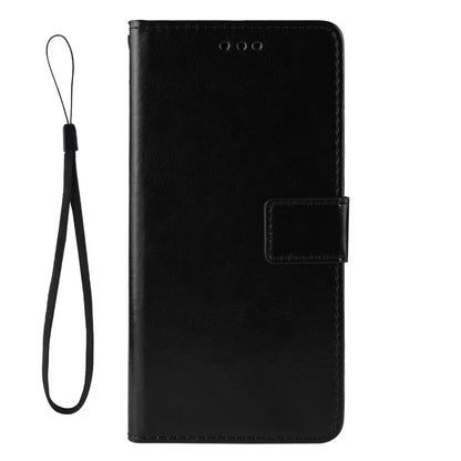 Crazy Horse Wallet Stand Leather Case with Strap for LG K61