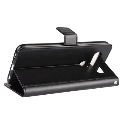 Crazy Horse Wallet Stand Leather Case with Strap for LG K61