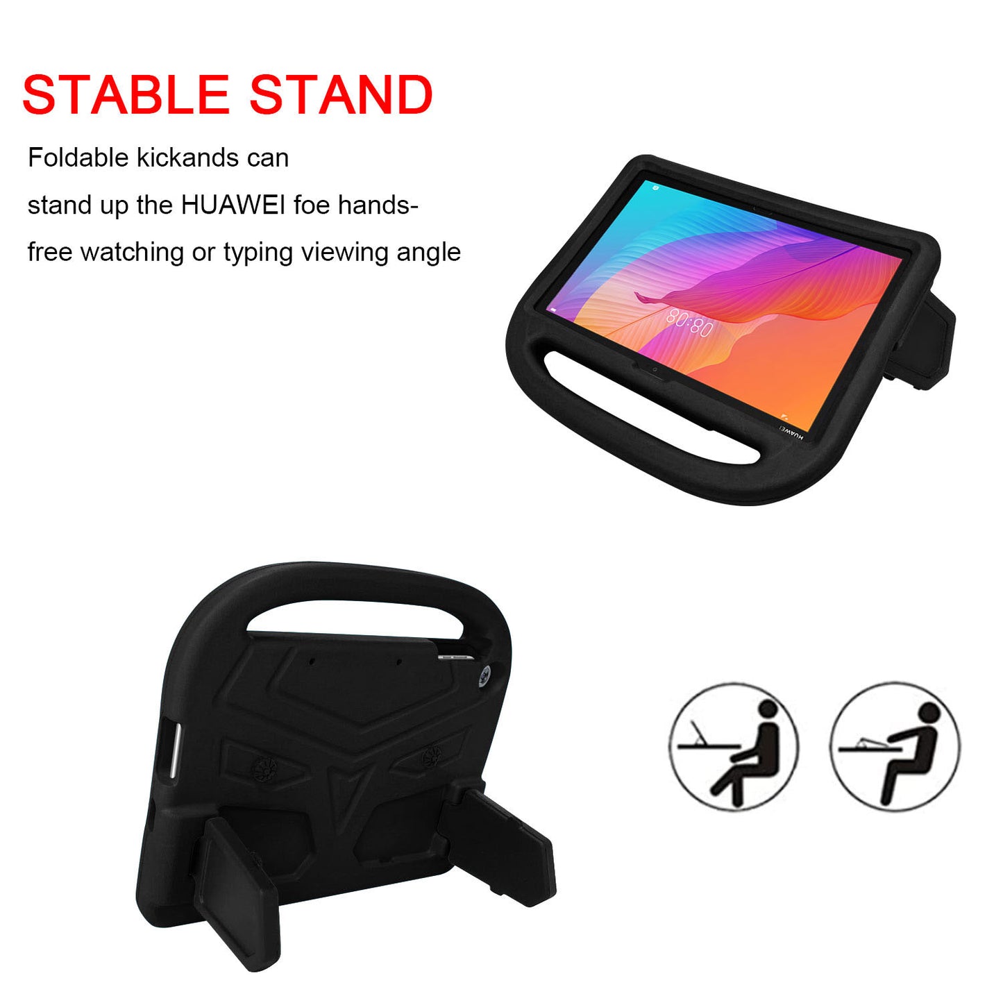Sparrow Style EVA Tablet Protective Case Cover with Kickstand for Huawei Enjoy Tablet 2 10.1 / T10 9.7 / T10S 10.1