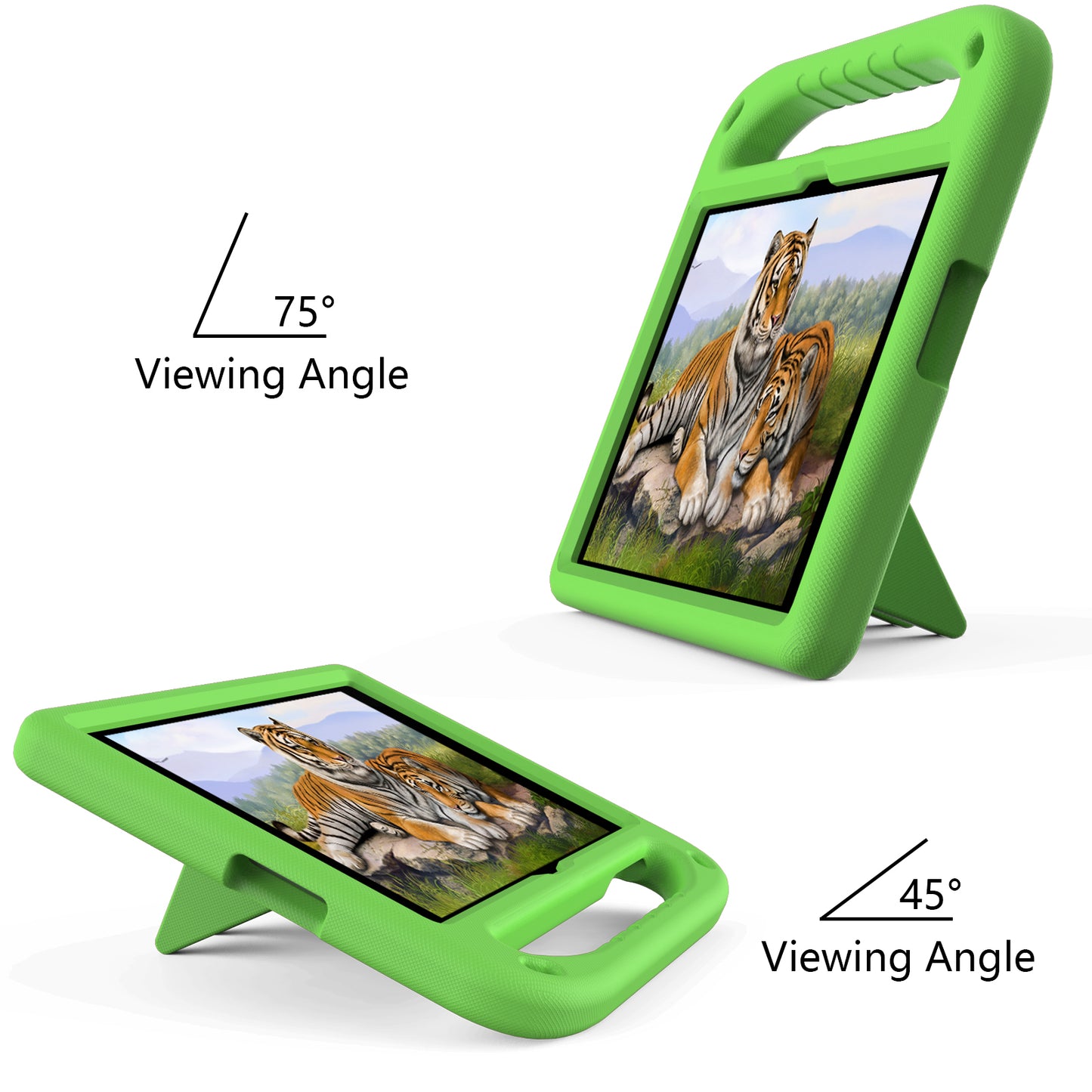 Shock-Absorbed Hand-Hold Grip EVA Tablet Case with Kickstand for Huawei Enjoy Tablet 2 10.1/MatePad T 10S 10.1 inch/MatePad T 10 9.7 inch/Honor Pad 6 10.1-inch/Pad X6 9.7 inch
