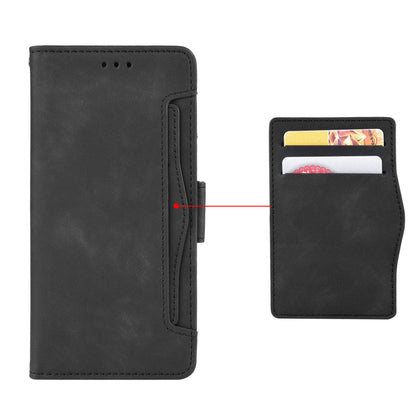 Multi-slot Leather Case Wallet Stand Shell Protector for Motorola Moto E7 Plus