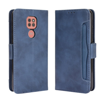 Multi-slot Leather Case Wallet Stand Shell Protector for Motorola Moto E7 Plus