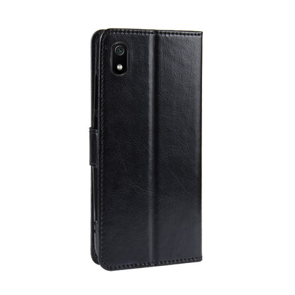 Crazy Horse Texture Leather Stand Wallet Phone Shell for Xiaomi Redmi 7A
