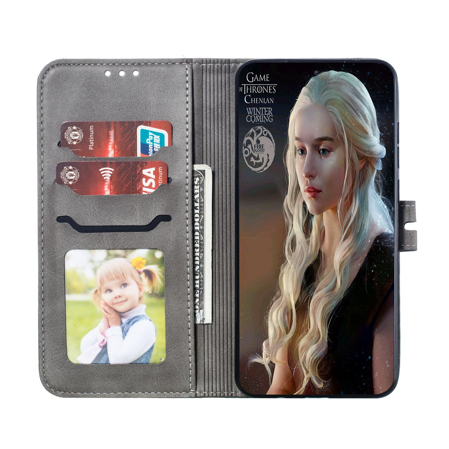 Imprinted Cat Pattern Leather Wallet Stand Case for Xiaomi Redmi Note 8 Pro