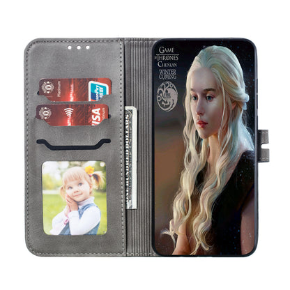 Imprinted Cat Pattern Leather Wallet Stand Case for Xiaomi Redmi Note 8 Pro