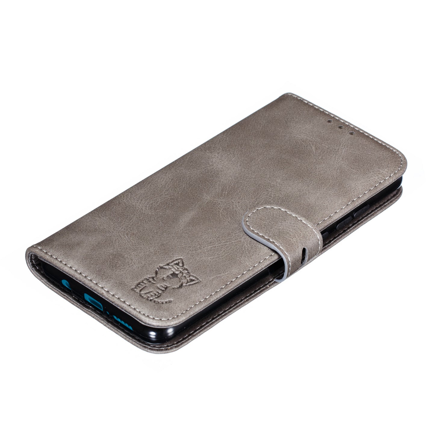 Imprinted Cat Pattern Leather Wallet Stand Case for Xiaomi Redmi Note 8 Pro